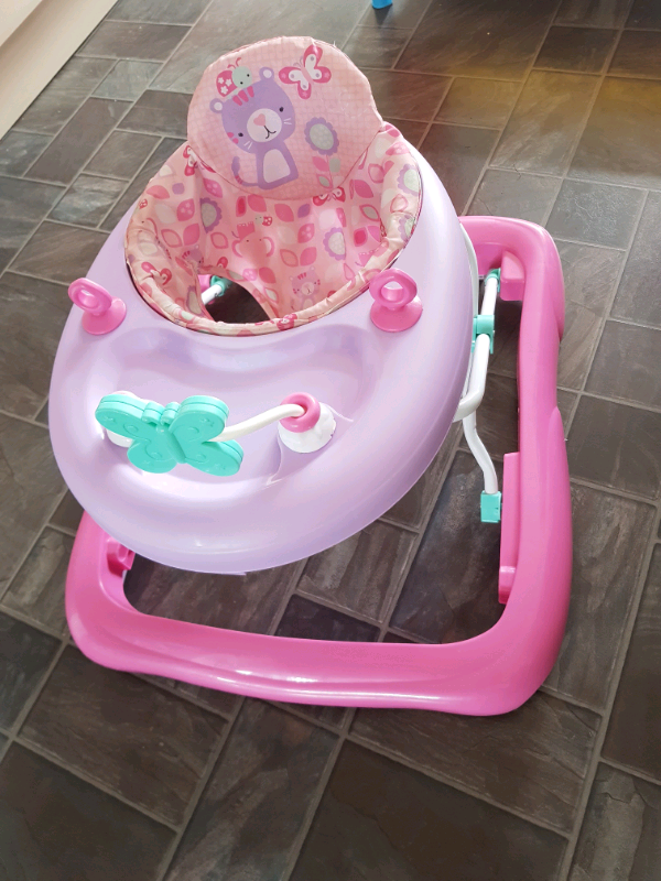 chad valley baby walker pink